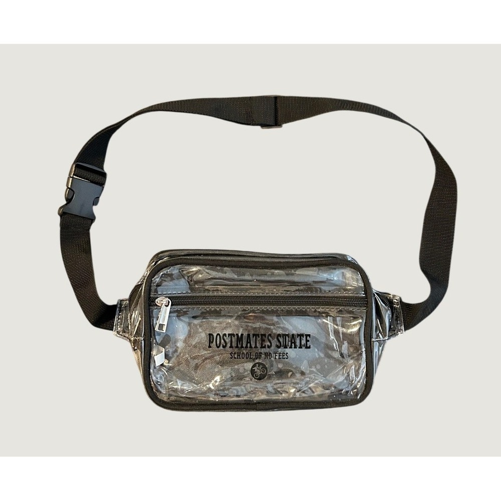 Postmates State School of No Fees Clear PVC FannyPack Waist Bag Stadium Approved
